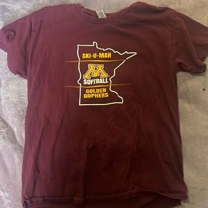 University of Minnesota (UMM) Golden Gophers Softball Shirt